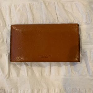 Coach unisex leather wallet
